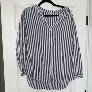 Old navy Striped Black and White Women's Top
